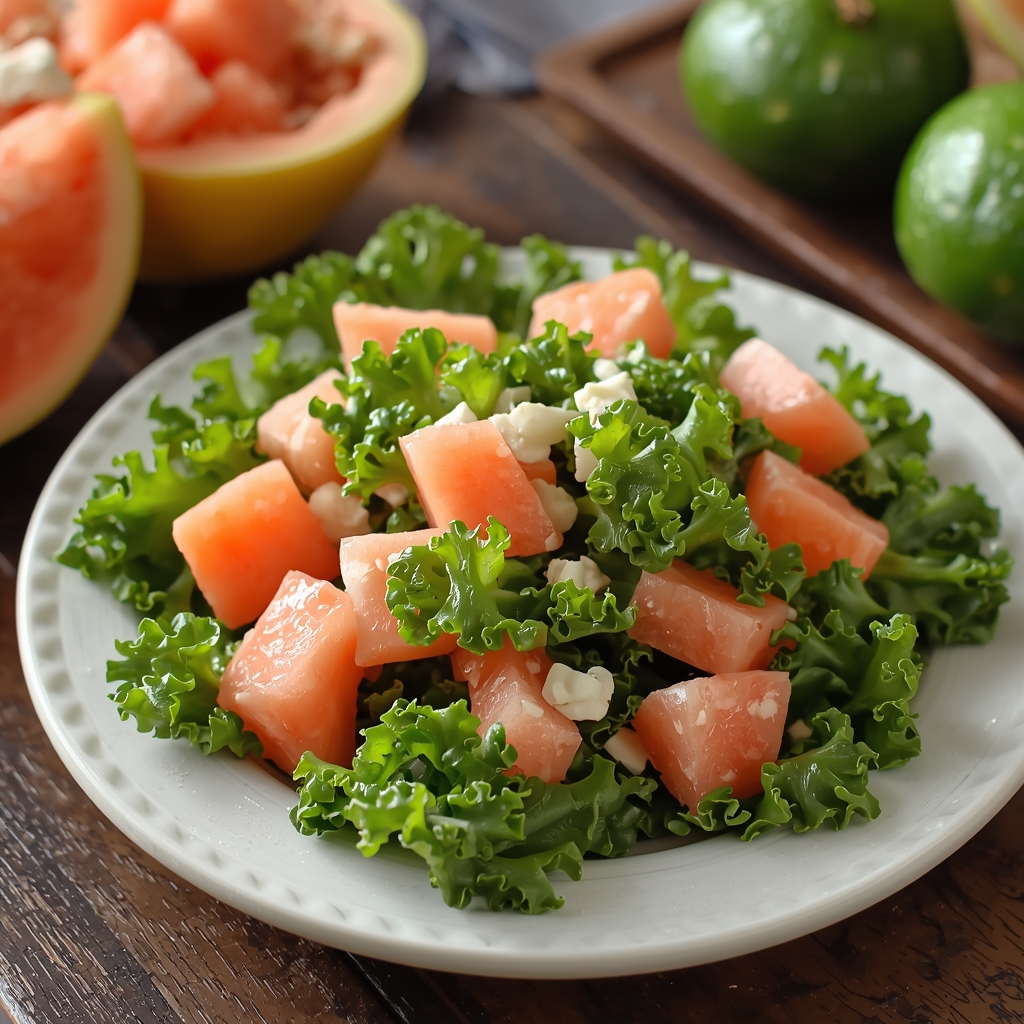 Kale Pomelo Salad Nanny's Pavillon